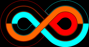 Cyan Red Amber