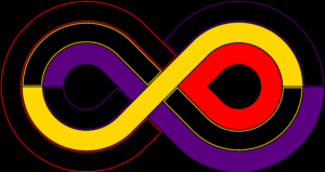 Gold Purple Red